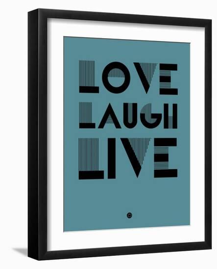 Love Laugh Live 4-NaxArt-Framed Art Print