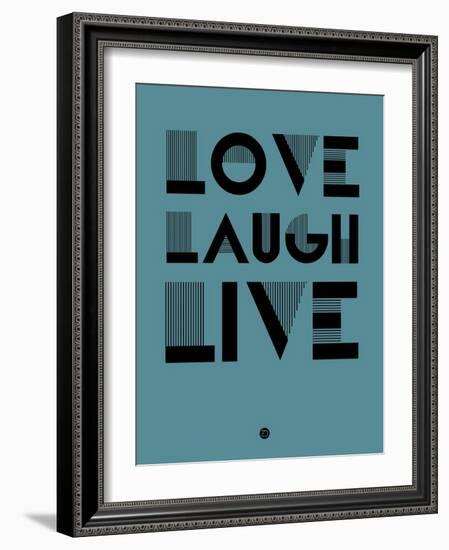 Love Laugh Live 4-NaxArt-Framed Art Print