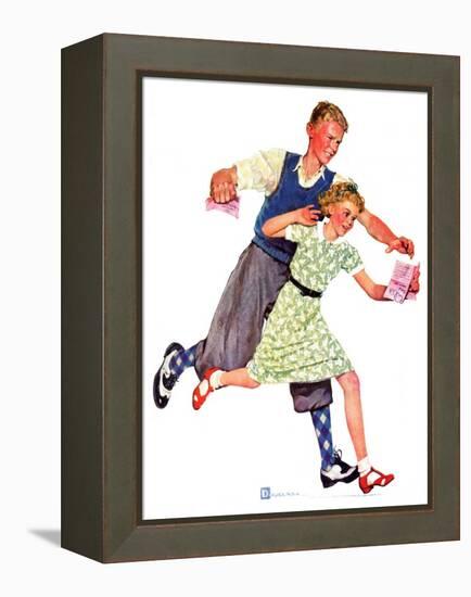 "Love Letter,"January 26, 1935-Douglas Crockwell-Framed Premier Image Canvas