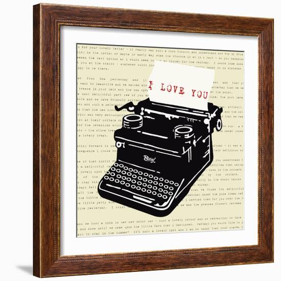 Love Letter-The Vintage Collection-Framed Giclee Print
