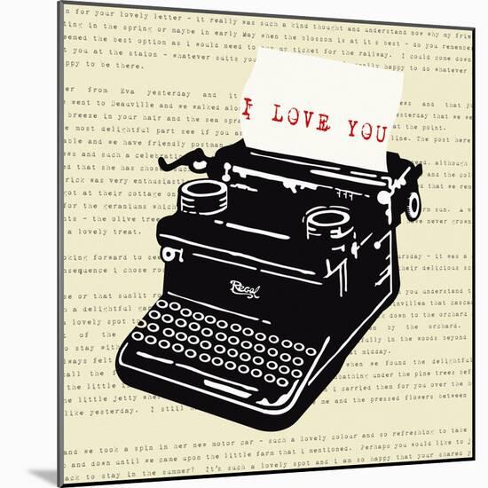 Love Letter-The Vintage Collection-Mounted Giclee Print