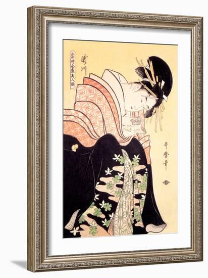 Love Letter-Kitagawa Utamaro-Framed Art Print