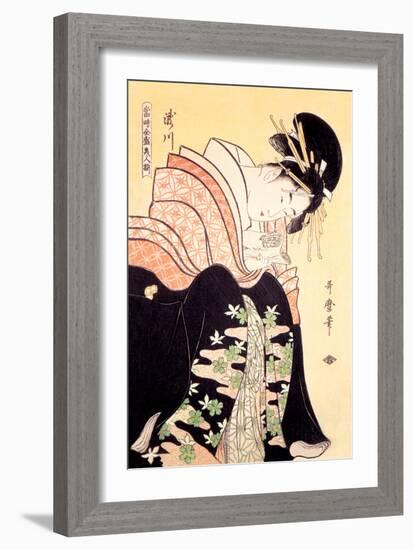 Love Letter-Kitagawa Utamaro-Framed Art Print