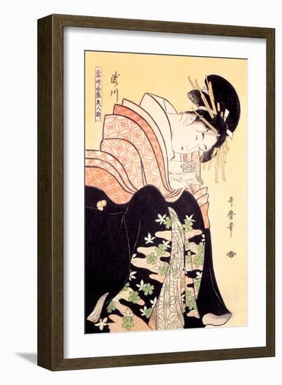 Love Letter-Kitagawa Utamaro-Framed Art Print