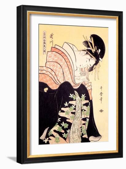 Love Letter-Kitagawa Utamaro-Framed Art Print