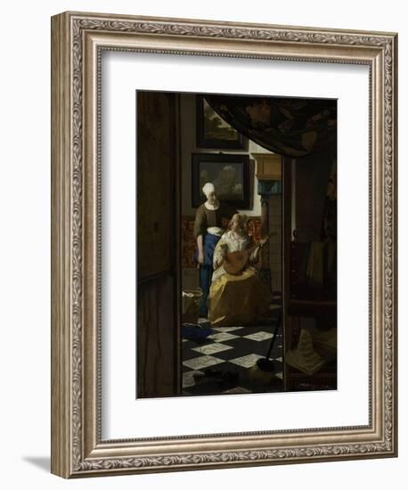 Love Letter-Johannes Vermeer-Framed Art Print