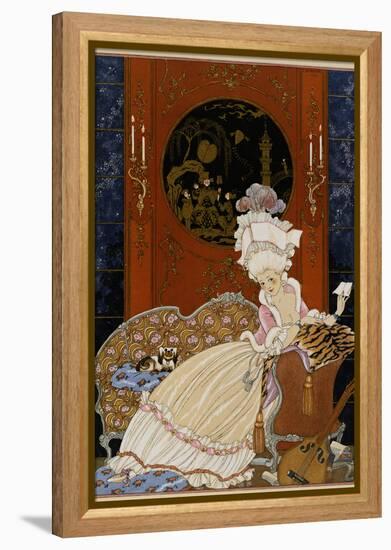 Love Letter-Georges Barbier-Framed Premier Image Canvas