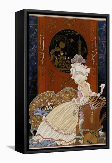 Love Letter-Georges Barbier-Framed Premier Image Canvas