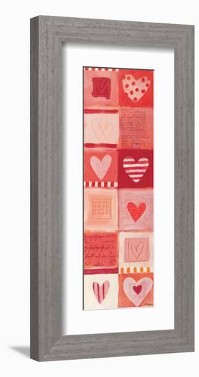 Love Letters in Red-Anna Flores-Framed Art Print