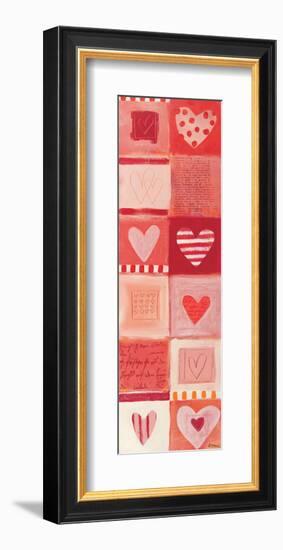 Love Letters in Red-Anna Flores-Framed Art Print