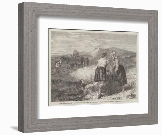 Love Lightens Labour, from the Exhibition of the New Society of Painters in Water-Colours-John Henry Mole-Framed Giclee Print