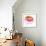 Love Lips White-OnRei-Framed Art Print displayed on a wall