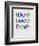 Love Lives Here Poster-NaxArt-Framed Art Print