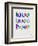 Love Lives Here Poster-NaxArt-Framed Premium Giclee Print