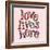 Love Lives Here-Robbin Rawlings-Framed Art Print