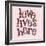 Love Lives Here-Robbin Rawlings-Framed Art Print