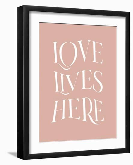 Love Lives Here-Beth Cai-Framed Giclee Print