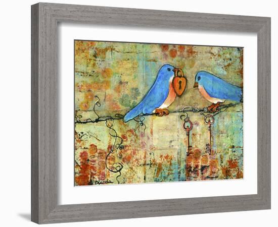 Love Lock-Blenda Tyvoll-Framed Giclee Print