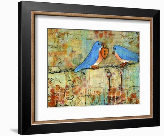 Love Lock-Blenda Tyvoll-Framed Giclee Print