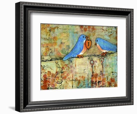 Love Lock-Blenda Tyvoll-Framed Giclee Print