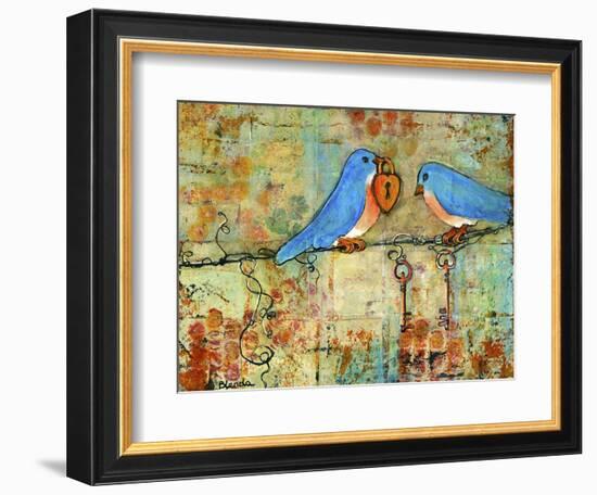 Love Lock-Blenda Tyvoll-Framed Giclee Print