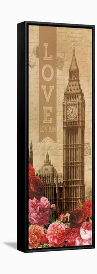 Love London-N. Harbick-Framed Stretched Canvas