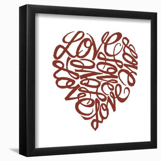 Love, Love, Love-null-Framed Art Print