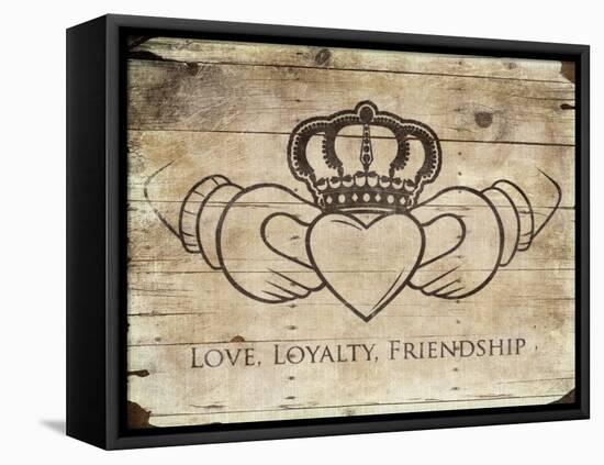 Love Loyalty Friendship-Jace Grey-Framed Stretched Canvas