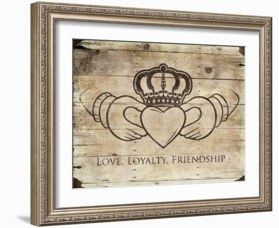 Love Loyalty Friendship-Jace Grey-Framed Art Print