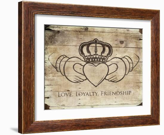 Love Loyalty Friendship-Jace Grey-Framed Art Print