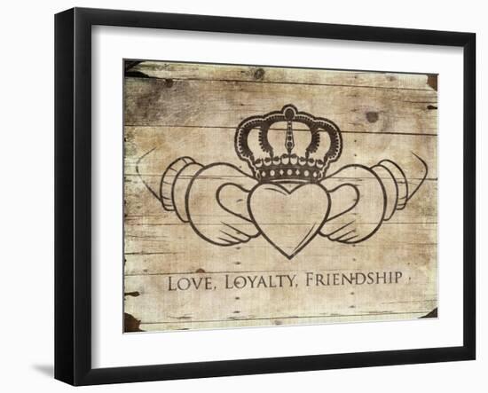 Love Loyalty Friendship-Jace Grey-Framed Art Print