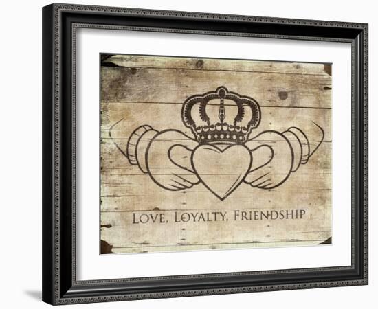 Love Loyalty Friendship-Jace Grey-Framed Art Print