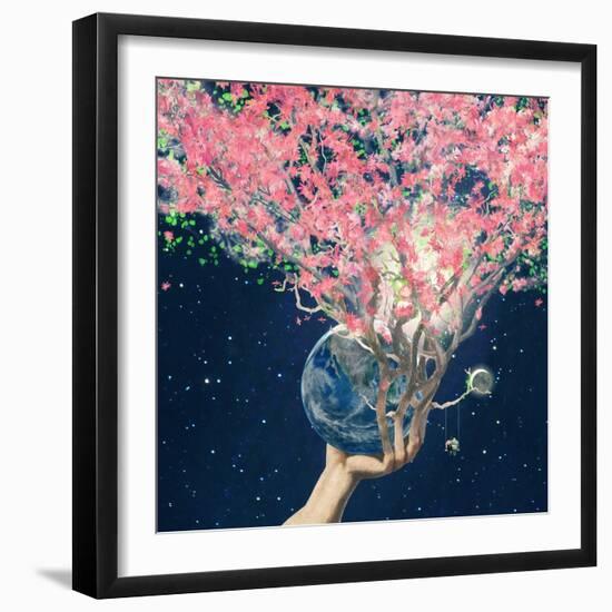 Love Makes The Faith Bloom-Paula Belle Flores-Framed Art Print