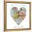 Love Map-Erin Clark-Framed Premier Image Canvas