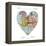 Love Map-Erin Clark-Framed Premier Image Canvas