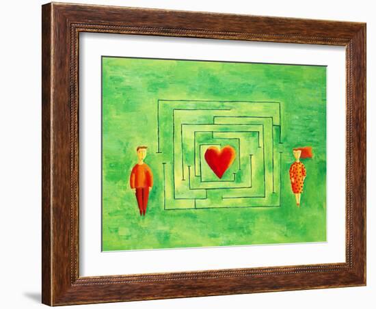 Love Maze, 2004-Julie Nicholls-Framed Giclee Print