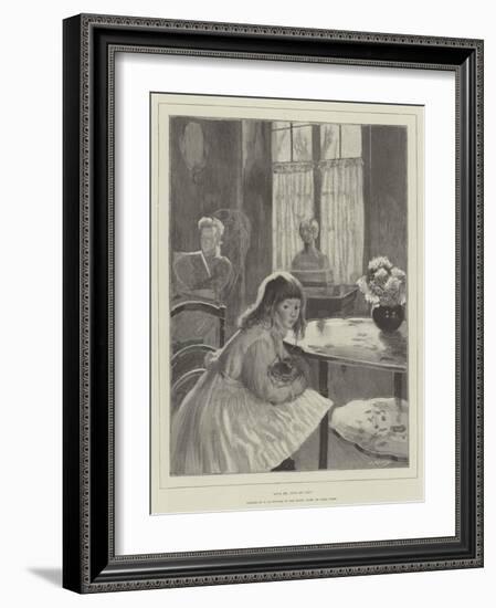 Love Me, Love My Cat-Gaston De La Touche-Framed Giclee Print