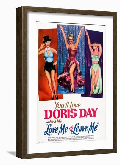 Love Me or Leave Me, Doris Day, 1955-null-Framed Premium Giclee Print