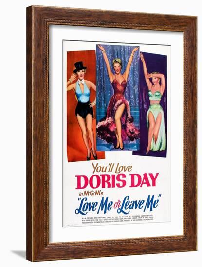 Love Me or Leave Me, Doris Day, 1955-null-Framed Premium Giclee Print