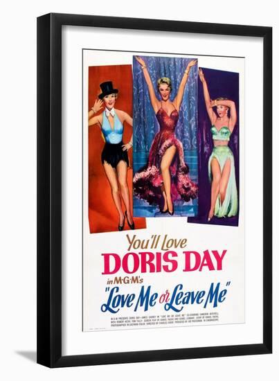 Love Me or Leave Me, Doris Day, 1955-null-Framed Premium Giclee Print