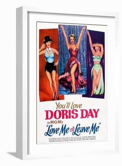 Love Me or Leave Me, Doris Day, 1955-null-Framed Premium Giclee Print