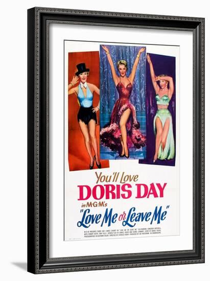 Love Me or Leave Me, Doris Day, 1955-null-Framed Premium Giclee Print