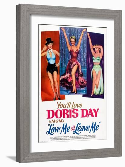 Love Me or Leave Me, Doris Day, 1955-null-Framed Art Print