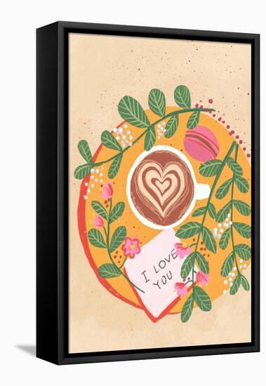 Love Message-Gigi Rosado-Framed Premier Image Canvas