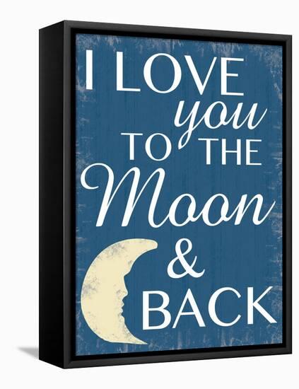 Love Moon-Lauren Gibbons-Framed Stretched Canvas