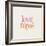 Love More-Laura Marshall-Framed Art Print