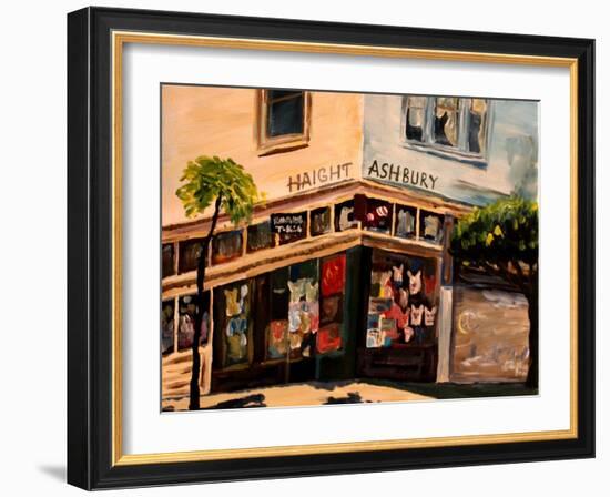 Love N Haight in Haight Ashbury-Markus Bleichner-Framed Art Print