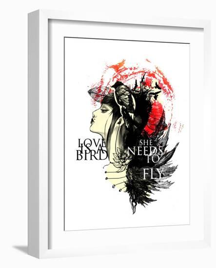 Love Needs to Fly-Alisa Franz-Framed Art Print