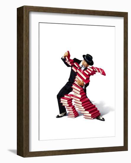 Love of BookS, Conceptual Image-SMETEK-Framed Photographic Print