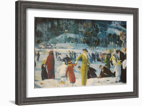 Love of Winter-George Bellows-Framed Art Print